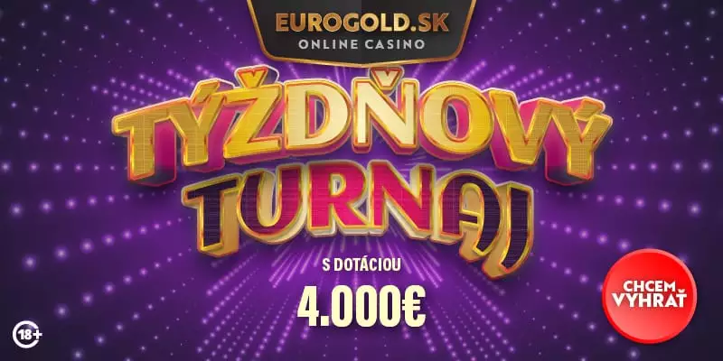 Eurogold týždňový turnaj bonus