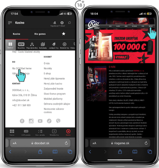 Doxxbet kontakt pobočky