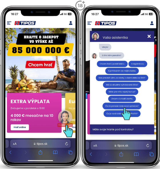 eTipos kontakt online chat