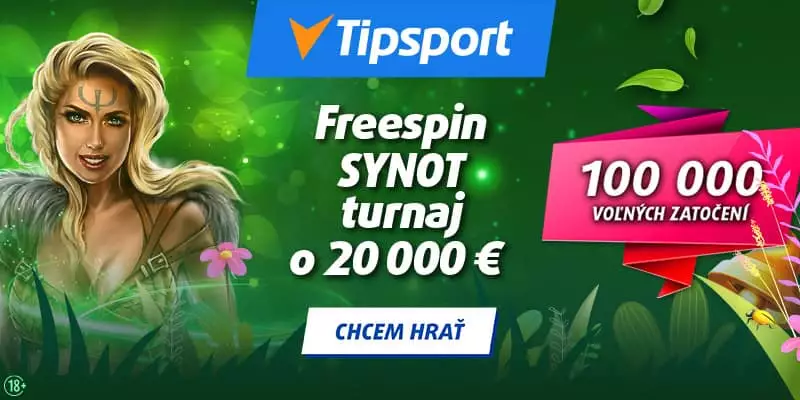 Tipsport free spin turnaj