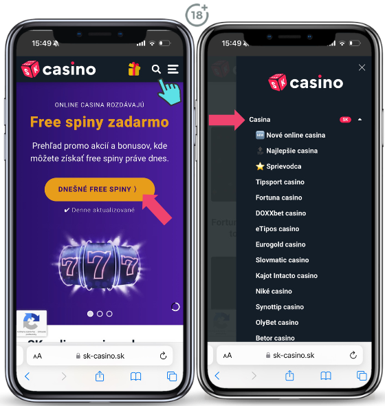 SK casino web