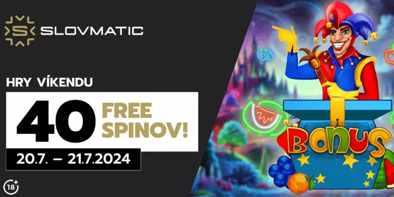 Slovmatic free spiny hry víkendu