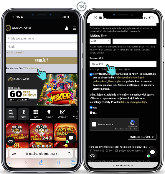 Kde využiť Slovmatic promo kód