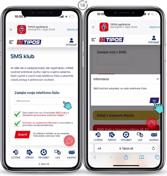 Návod, ako sa stať členom Tipos SMS klubu