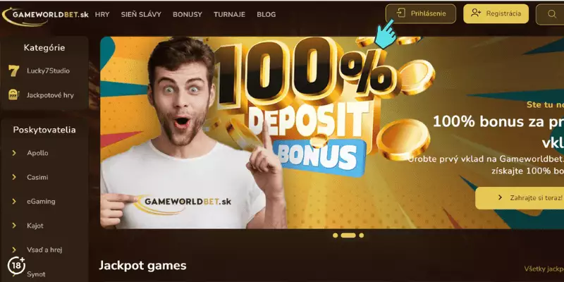 Gameworldbet prihlasenie cez pc