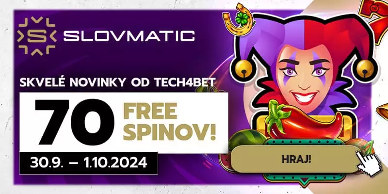 Slovmatic 70 free spinov