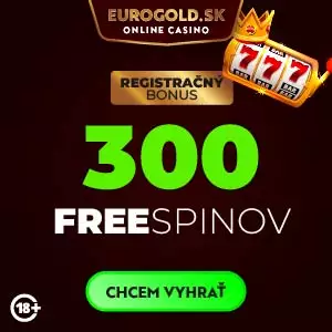 Eurogold casino bonus 300 free spinov za vklad a pretočenie