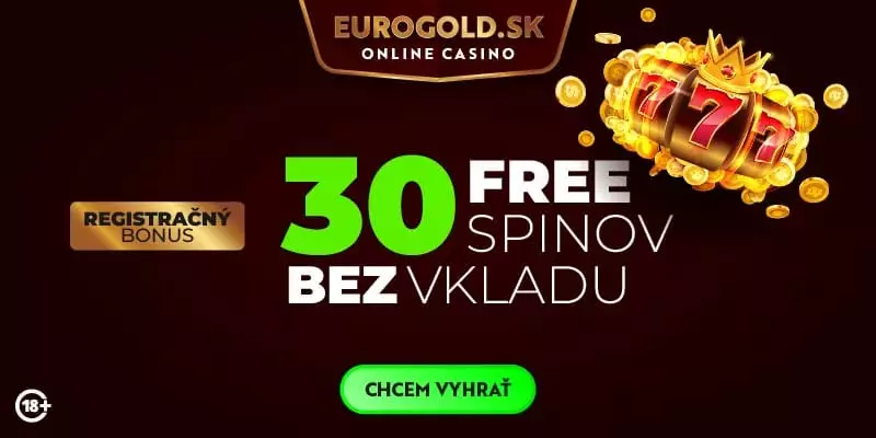 Získajte až 30 voľných točení v Eurogold casino za registráciu, bez nutnosti vkladu