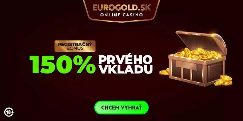 Eurogold vstupný bonus za vklad