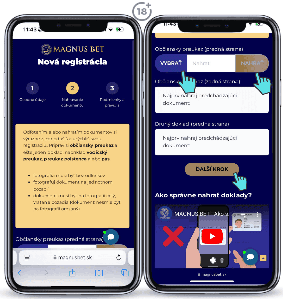 Magnus bet casino overenie dokladov