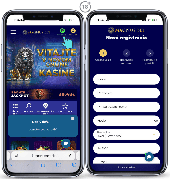 Magnus bet casino registrácia