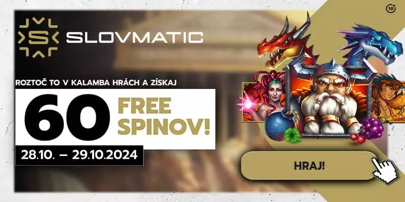 Slovmatic free spiny dnes