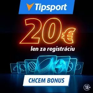 Tipsport bonus za registráciu bez vkladu