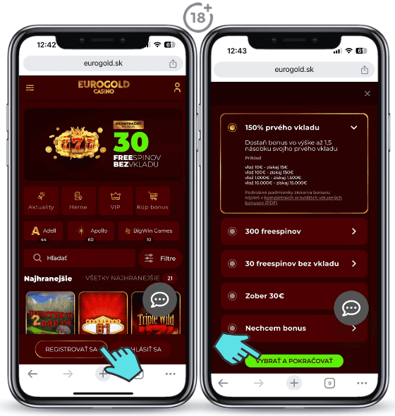 Eurogold registracia online