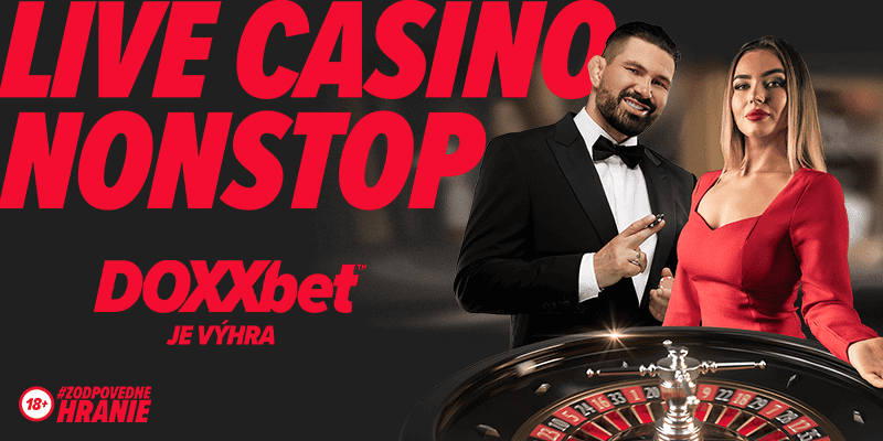 Vyskúšajte si live casino v Doxxbete