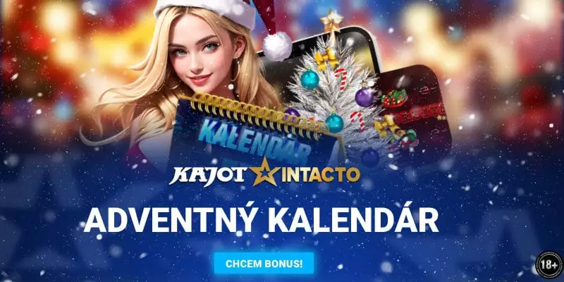 Berte bonusy každý deň vďaka Kajot Intacto adventnému kalendáru