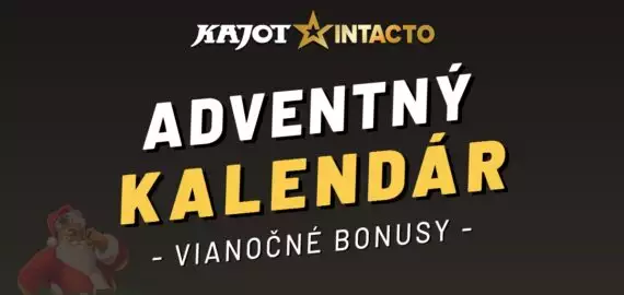 Kajot Intacto adventný kalendár 2024 – Berte exkluzívne odmeny počas Vianoc