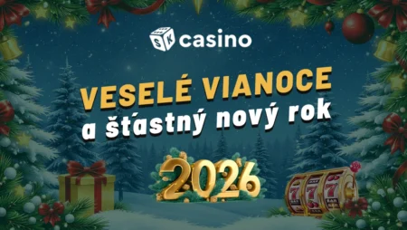 Veselé vianoce a šťastný nový rok 2026 vám praje redakcia SK-CASINO