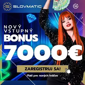 Slovmatic casino vstupný bonus