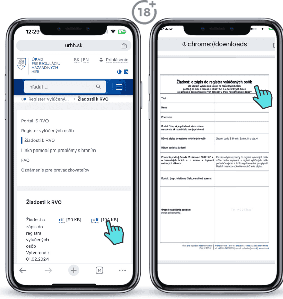 Ako si dať zákaz do herne