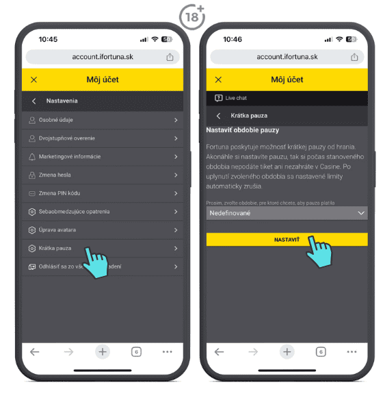 Fortuna krátka pauza