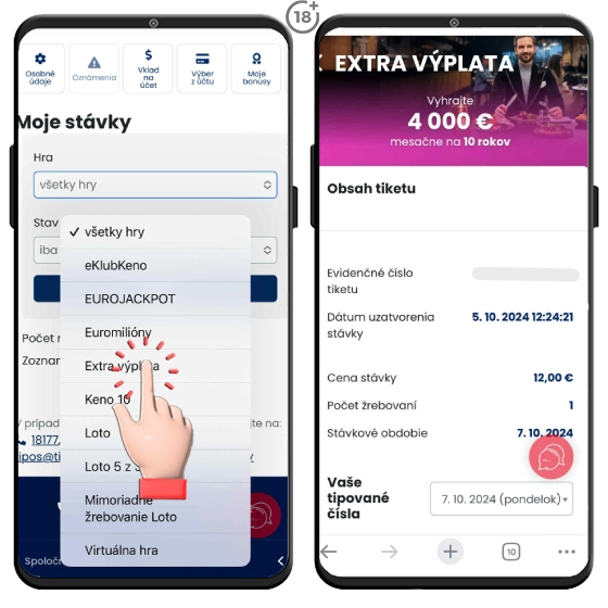 Extra výplata Tipos overenie tipu online.