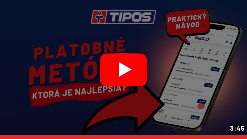 Video návod ako sa zaregistrujete v Tipos online kasíne.