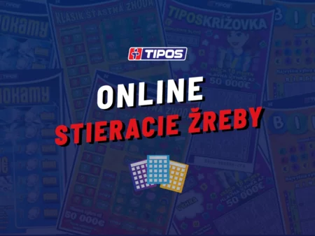 Tipos žreby 2026 – Aké stieracie žreby a losy Tipos ponúka online zadarmo a cez sms