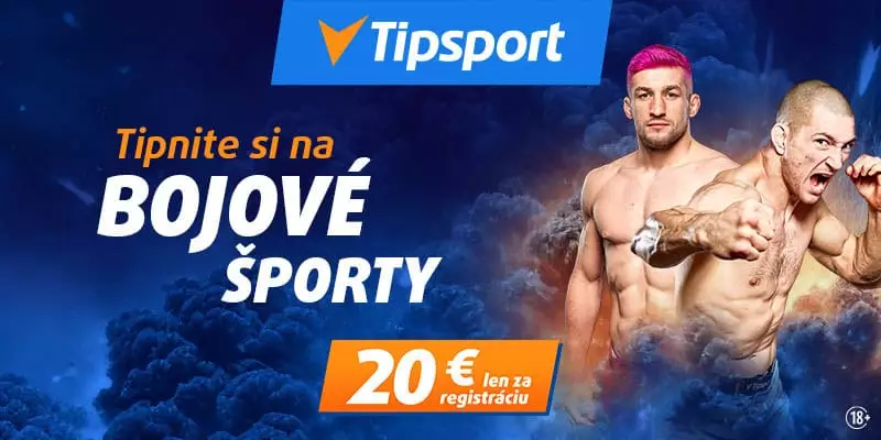 Sledujte MMA turnaje a ďalšie bojové športy na Tipsporte 
