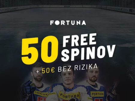 Fortuna bonus bez rizika 50€ + 50 free spins zadarmo