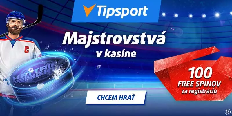 Získajte voľné točenia v promo akcii Majstrovstvá v kasíne v Tipsporte