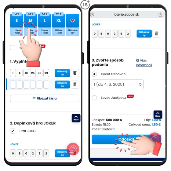 Podajte si Loto online.