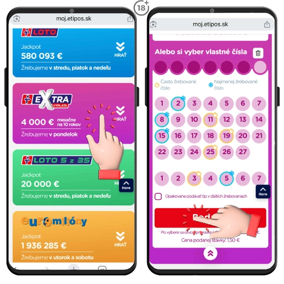 Extra výplata sms tiket cez mobil raz-dva.