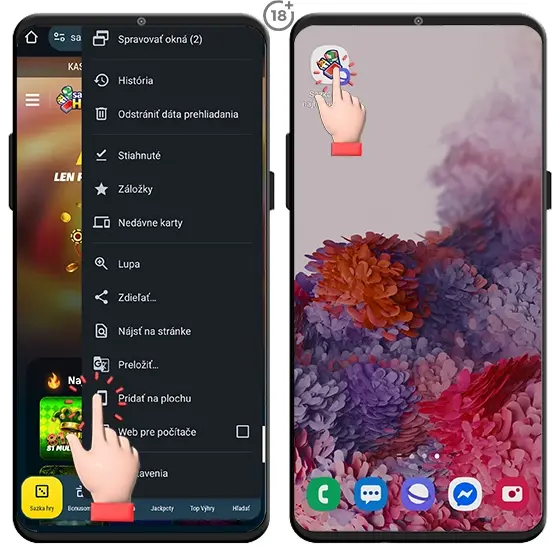 Zahrajte si online kasíno Sazka Hry v mobile s Androidom.