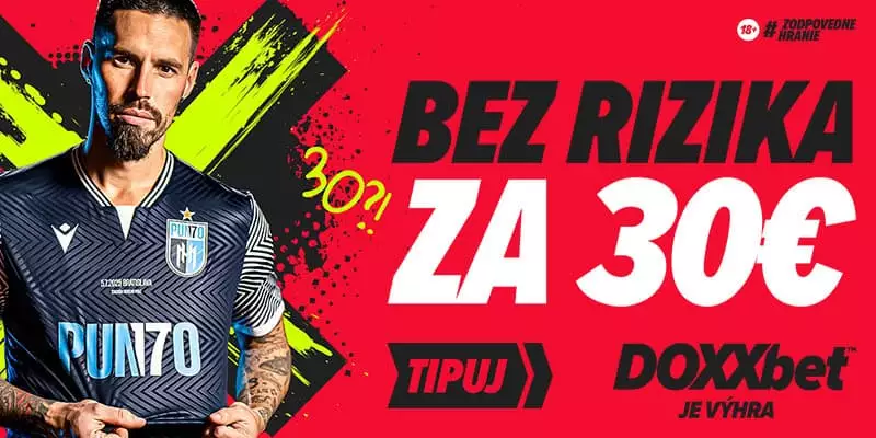 DOXXbet online casino má pre všetkých nových hráčov pripravený zvýhodnený bonus 30 EUR bez rizika za nevýherné prvé stávky.