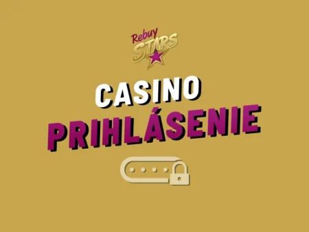 Rebuy Stars casino prihlásenie 2025 – Jednoduchý návod + riešenie zabudnutého mena a hesla