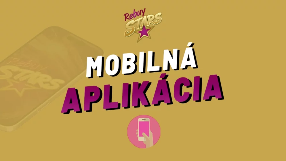 Rebuy Stars aplikácia 2025 – Online hry v mobile kdekoľvek!
