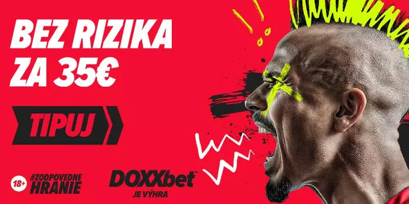 DOXXbet online kasíno si teraz pre nových hráčov pripravilo zvýhodnený bonus 35 EUR bez rizika za prvé nevýherné stávky.