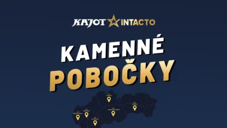Kajot Intacto pobočky 2025 – Kde sa nachádza Kajot Intacto casino, otváracie hodiny