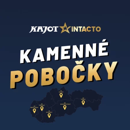 Kajot Intacto pobočky 2025 – Kde sa nachádza Kajot Intacto casino, otváracie hodiny