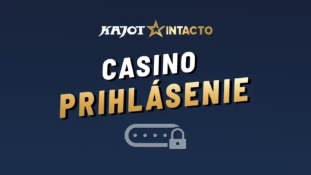 Kajot Intacto casino prihlásenie 2025 – problémy s prihlásením, zabudnuté heslo
