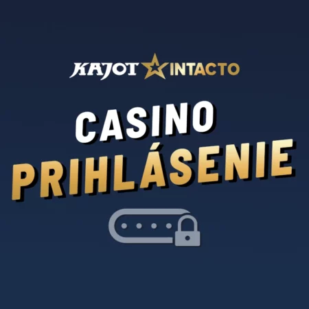 Kajot Intacto casino prihlásenie 2025 – problémy s prihlásením, zabudnuté heslo