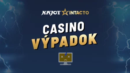 Kajot Intacto výpadok 2025 – Kajot Intacto nefunguje, odstávka, ako postupovať