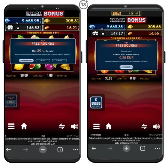 Otestovali sme pre vás promo akciu Streda zatočiť si treba v Slovmatic online casine. Za vklad 30€ na hráčsky účet sme získali 30 free spinov na vybraný automat. Pozrite sa, koľko peňazí sme vyhrali.