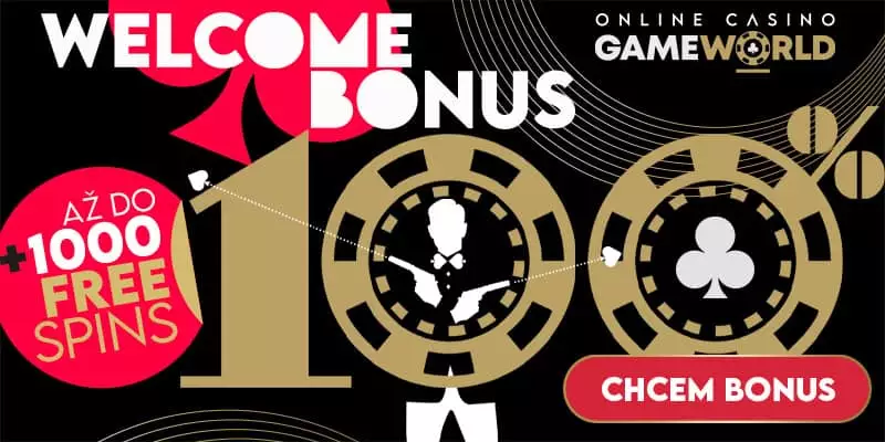Využite vstupný bonus v gameworld casino až do výšky 10 000€ + 1000 voľných točení