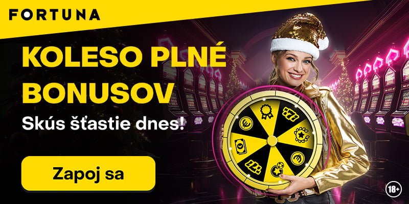 Roztočte koleso šťastia vo Fortuna casino počas vianoc a berte bonusy