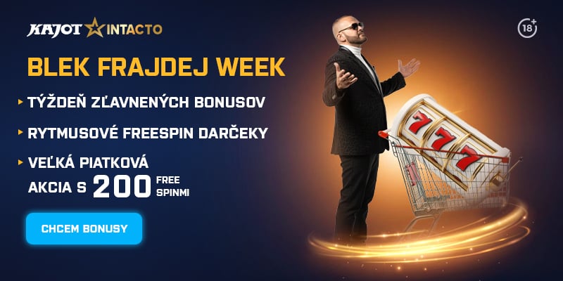 Získajte odmeny v Kajot Intacto počas Black Friday Week