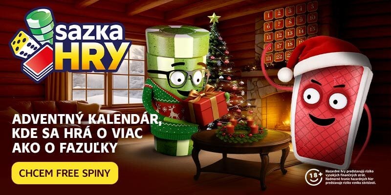 Berte adventné bonusy v Sazka hry casino
