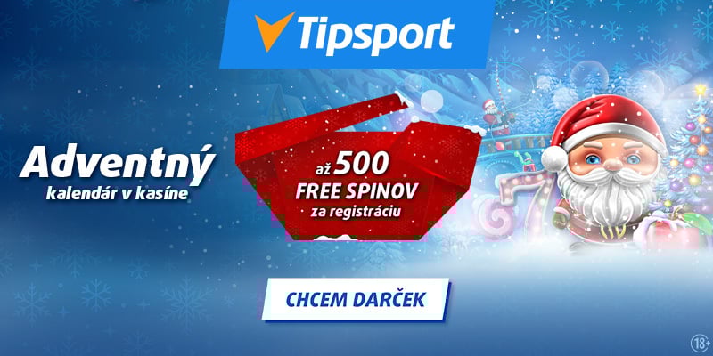 Berte atraktívne adventné bonusy v Tipsport casino
