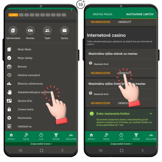 Nastavte si limity svojich stávok v Chance casine.